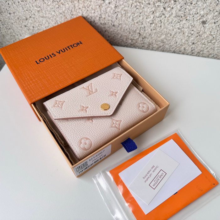 LOUIS VUITTON ヴィクトリーヌ ウォレット モノグラム キャンバス レディース 12×9.5×2.5cm