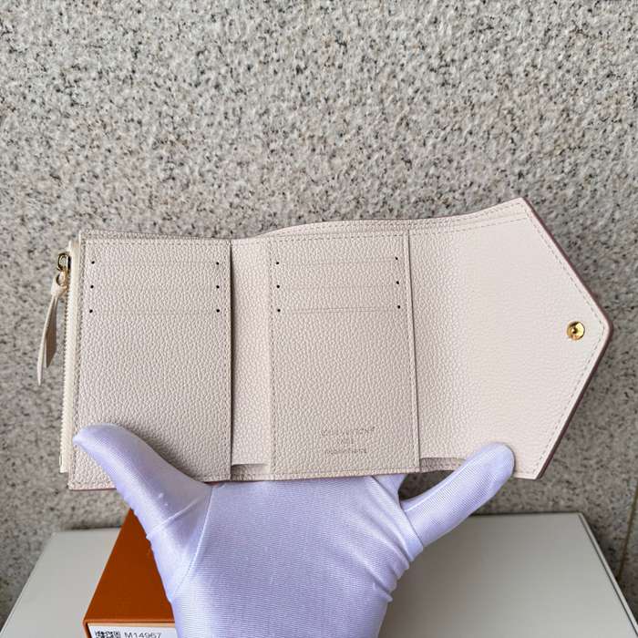 LOUIS VUITTON ヴィクトリーヌ ウォレット モノグラム キャンバス レディース 12×9.5×2.5cm