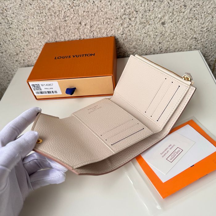 LOUIS VUITTON ヴィクトリーヌ ウォレット モノグラム キャンバス レディース 12×9.5×2.5cm