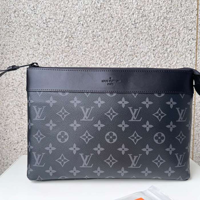 LOUIS VUITTON ポシェット ボヤージュ スープル モノグラム エクリプス メンズ 32×21×8cm LOUIS VUITTON ポシェット ボヤージュ スープル モノグラム エクリプス メンズ 32×21×8cm