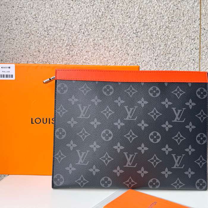 LOUIS VUITTON ポシェット ボヤージュ MM モノグラム エクリプス メンズ 27×21×6cm LOUIS VUITTON ポシェット ボヤージュ MM モノグラム エクリプス メンズ 27×21×6cm