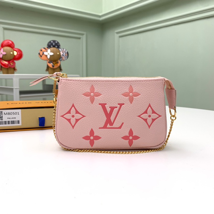 LOUIS VUITTON ミニポシェット アクセサリー モノグラム アンプラント レザー レディース 15.5×10.5×4cm LOUIS VUITTON ミニポシェット アクセサリー モノグラム アンプラント レザー レディース 15.5×10.5×4cm