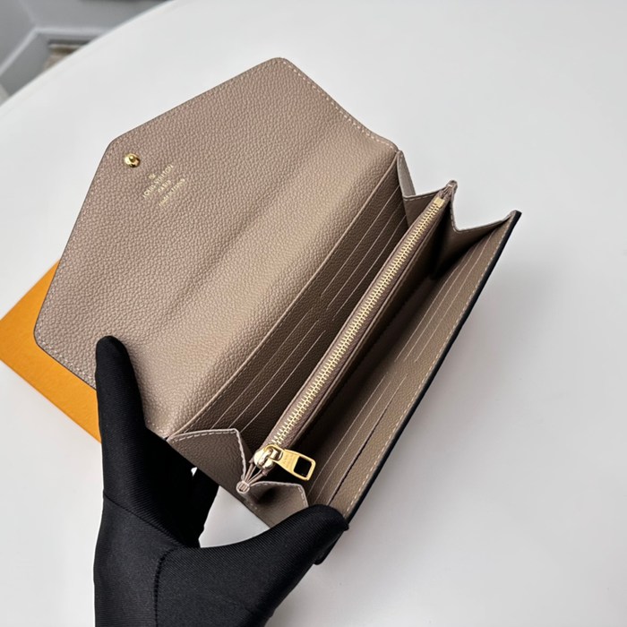 LOUIS VUITTON サラ ウォレット モノグラム アンプラント レザー レディース 19×10.5×2cm