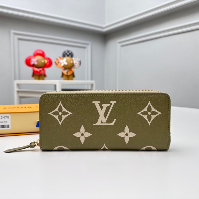 LOUIS VUITTON クレマンス ウォレット モノグラム アンプラント レザー レディース 20×9×2cm LOUIS VUITTON クレマンス ウォレット モノグラム アンプラント レザー レディース 20×9×2cm