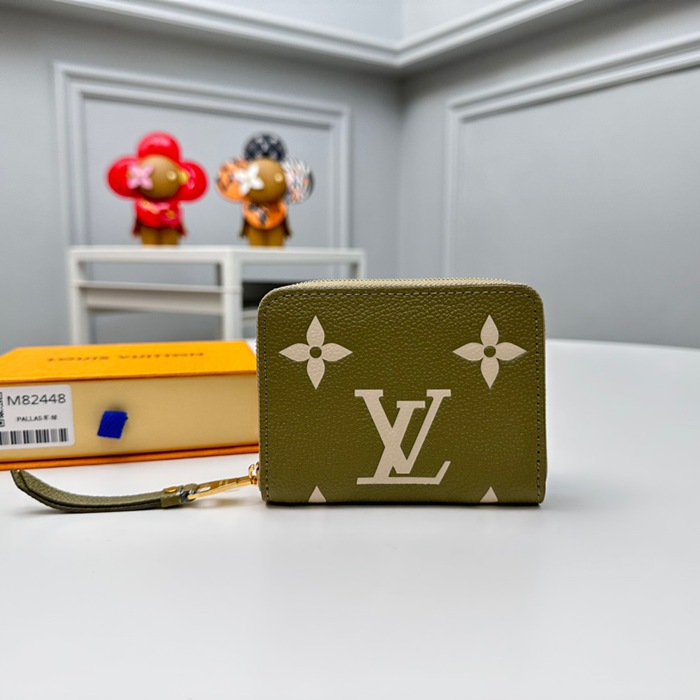 LOUIS VUITTON ジッピー コインパース モノグラム アンプラント レザー レディース 11×8.5×2cm LOUIS VUITTON ジッピー コインパース モノグラム アンプラント レザー レディース 11×8.5×2cm