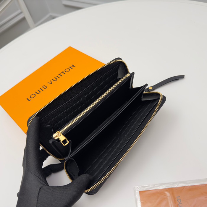 LOUIS VUITTON ジッピー ウォレット モノグラム アンプラント レザー レディース 19.5×10.5×2.5cm