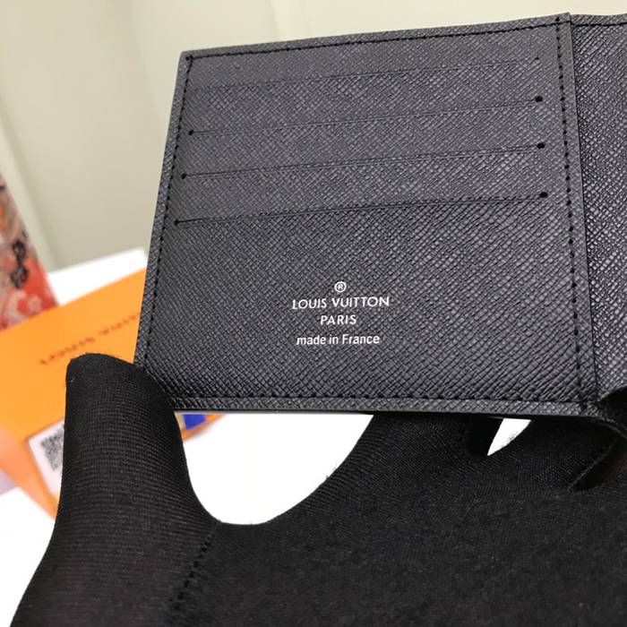 LOUIS VUITTON マルコ ウォレット モノグラム エクリプス メンズ 10.5×10.5cm