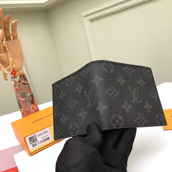 LOUIS VUITTON マルコ ウォレット モノグラム エクリプス メンズ 10.5×10.5cm