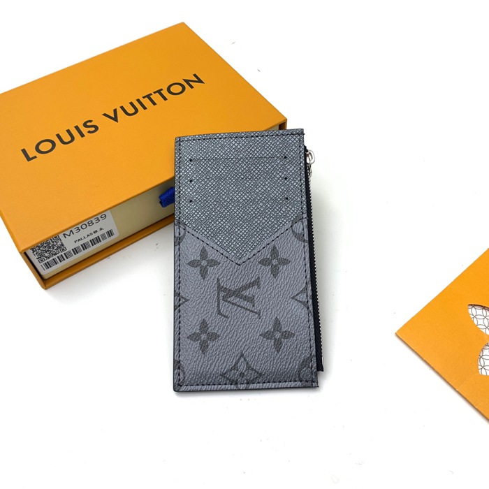 LOUIS VUITTON コイン カードケース タイガ×モノグラム メンズ 8×14.5×1cm