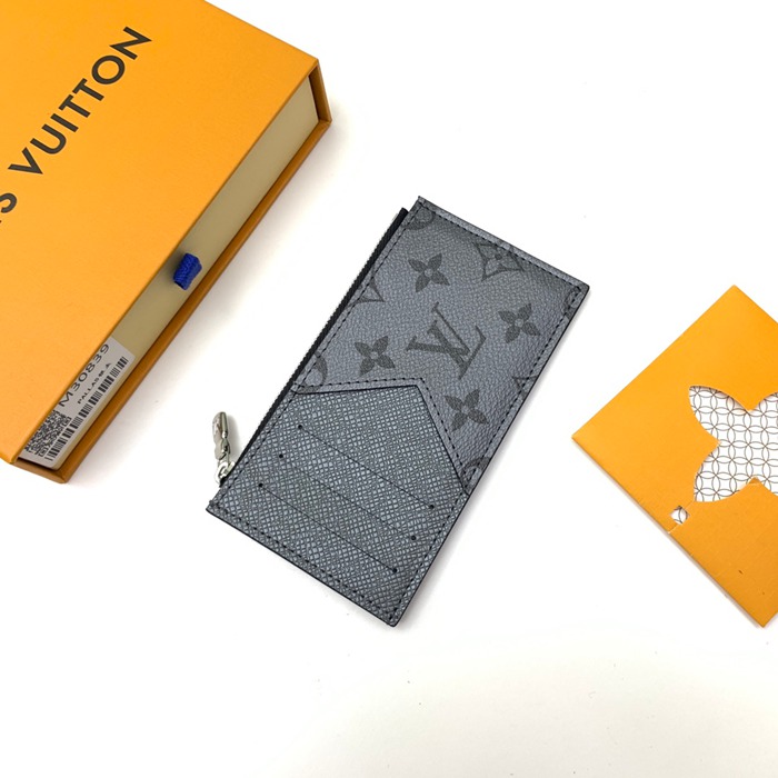 LOUIS VUITTON コイン カードケース タイガ×モノグラム メンズ 8×14.5×1cm