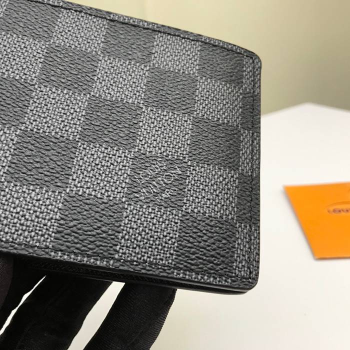 LOUIS VUITTON スレンダー ウォレット ダミエ グラフィット メンズ 11.9×9cm