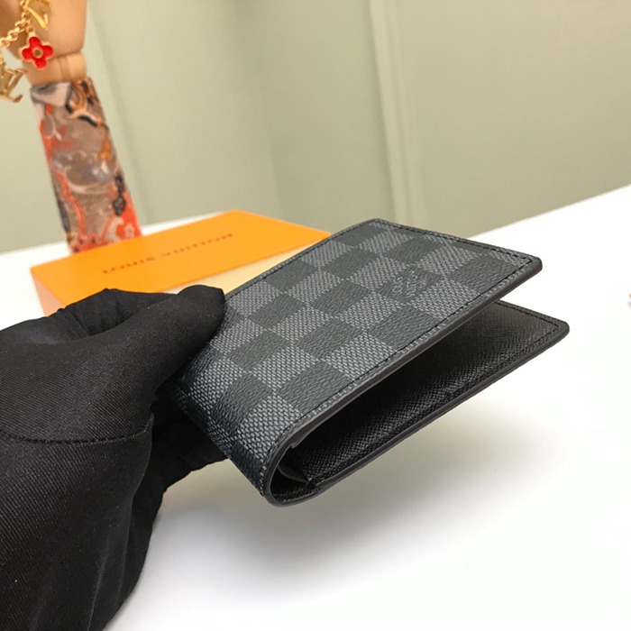 LOUIS VUITTON スレンダー ウォレット ダミエ グラフィット メンズ 11.9×9cm