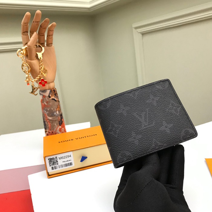 LOUIS VUITTON スレンダー ウォレット モノグラム エクリプス メンズ 11.9×9cm