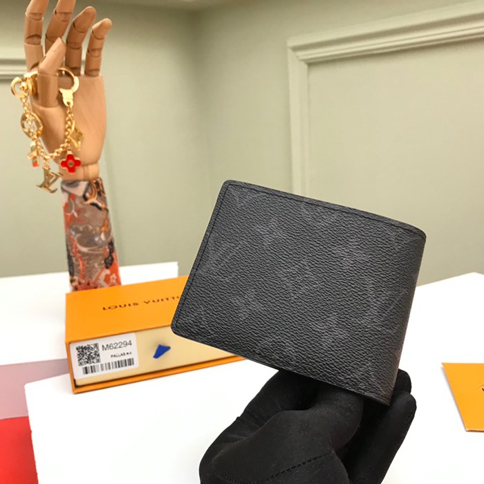 LOUIS VUITTON スレンダー ウォレット モノグラム エクリプス メンズ 11.9×9cm