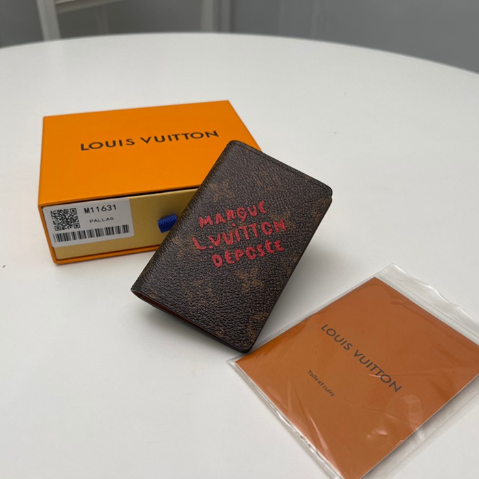 LOUIS VUITTON ポケット オーガナイザー モノグラム ダスト メンズ 7.5×11.1×1cm