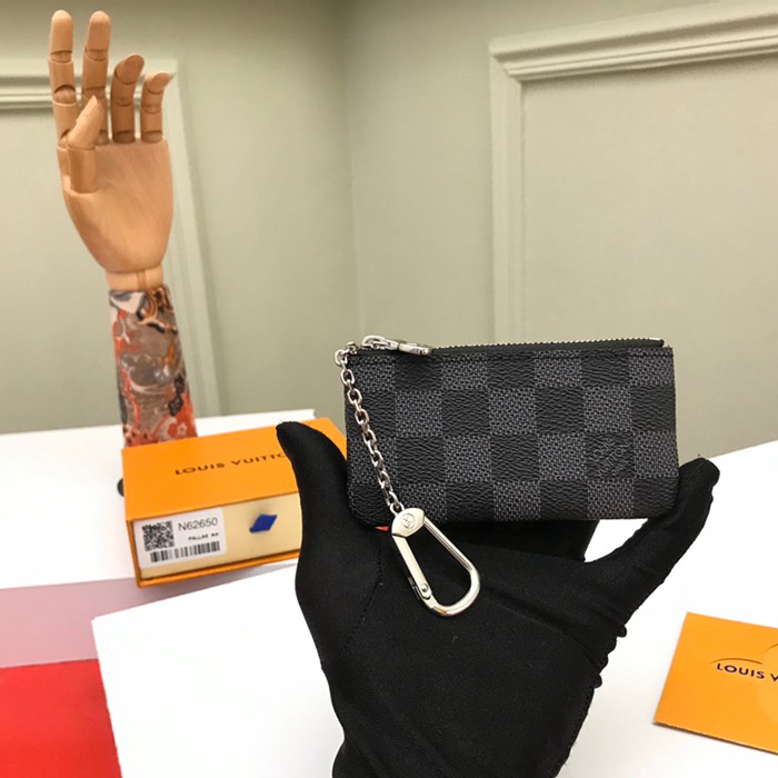 LOUIS VUITTON ジッピー コインパース ダミエ グラフィット レディース 12×7×1cm