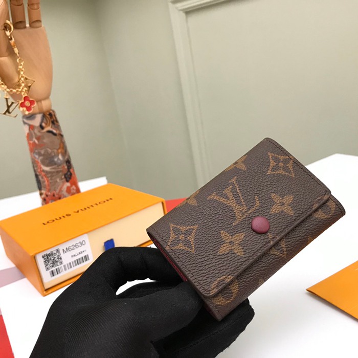 LOUIS VUITTON 6リングキーケース モノグラム キャンバス レディース 10×7cm