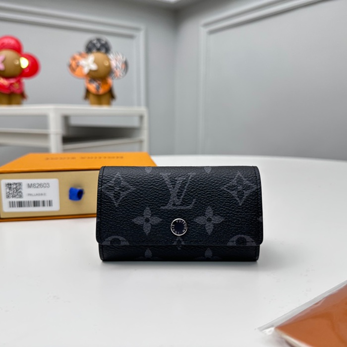 LOUIS VUITTON 6リングキーケース モノグラム エクリプス メンズ 12×7×2cm LOUIS VUITTON 6リングキーケース モノグラム エクリプス メンズ 12×7×2cm