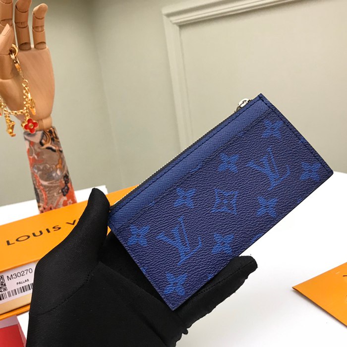 LOUIS VUITTON コイン カードケース タイガ×モノグラム メンズ 8×14.5×1cm