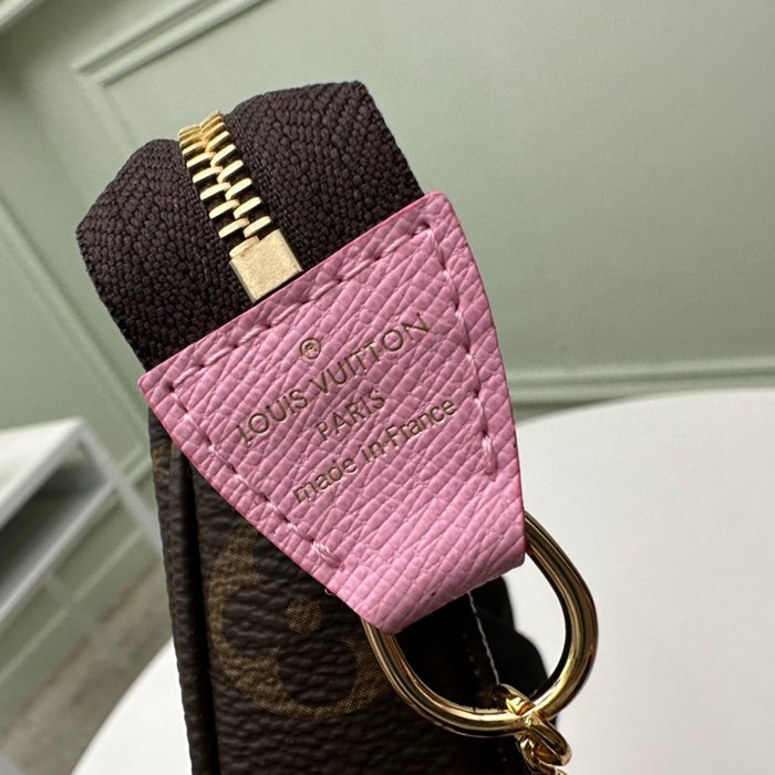 LOUIS VUITTON ミニポシェット アクセサリー モノグラム キャンバス レディース 15.5×10.5×4cm