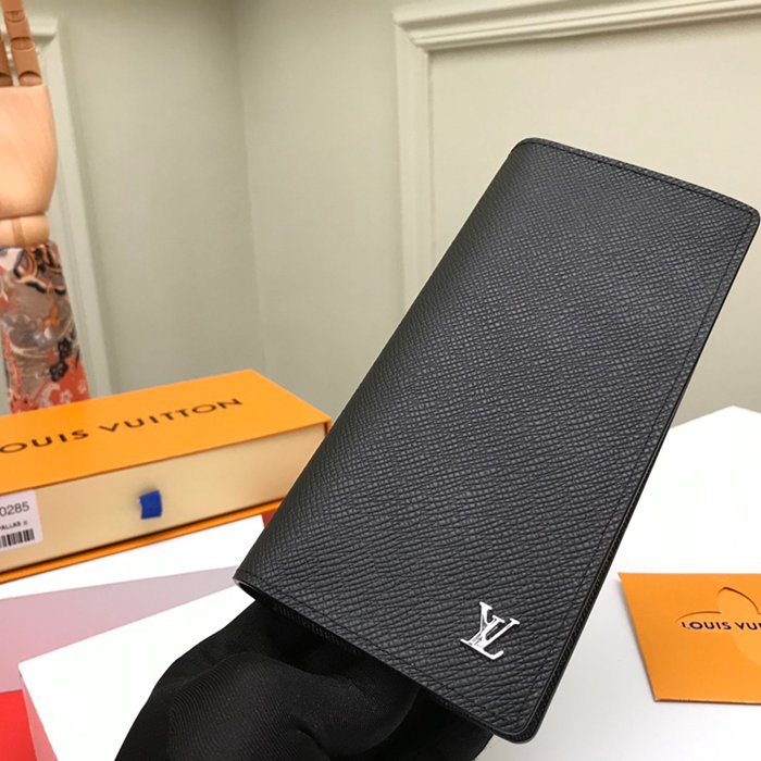 LOUIS VUITTON ブラッサ ウォレット タイガレザー メンズ 10×19×2cm