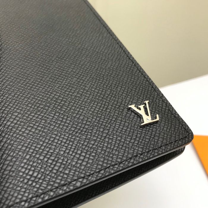 LOUIS VUITTON ブラッサ ウォレット タイガレザー メンズ 10×19×2cm