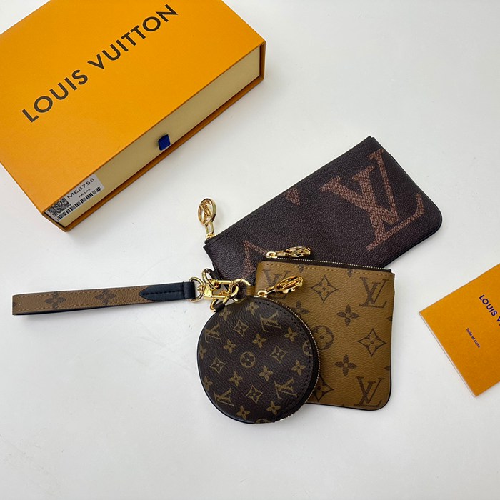 LOUIS VUITTON トリオ ポシェット モノグラム キャンバス レディース 19.5×11.5×3cm