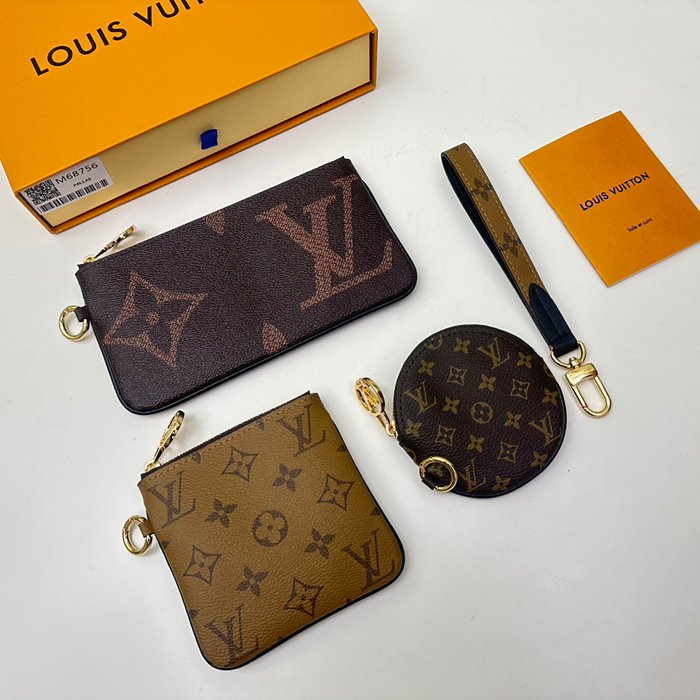 LOUIS VUITTON トリオ ポシェット モノグラム キャンバス レディース 19.5×11.5×3cm