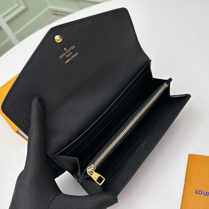 LOUIS VUITTON サラ ウォレット モノグラム アンプラント レザー レディース 19×10.5×2cm