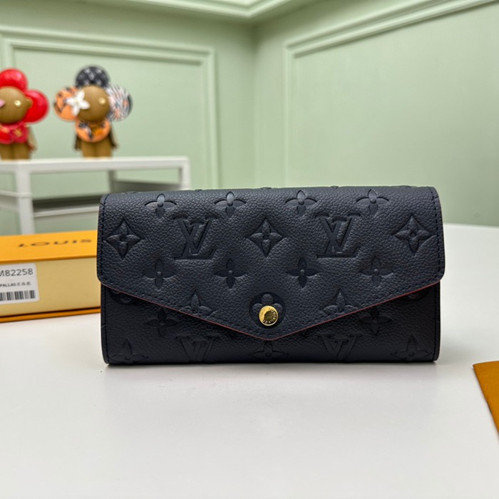 LOUIS VUITTON サラ ウォレット モノグラム アンプラント レザー レディース 19×10.5×2cm LOUIS VUITTON サラ ウォレット モノグラム アンプラント レザー レディース 19×10.5×2cm