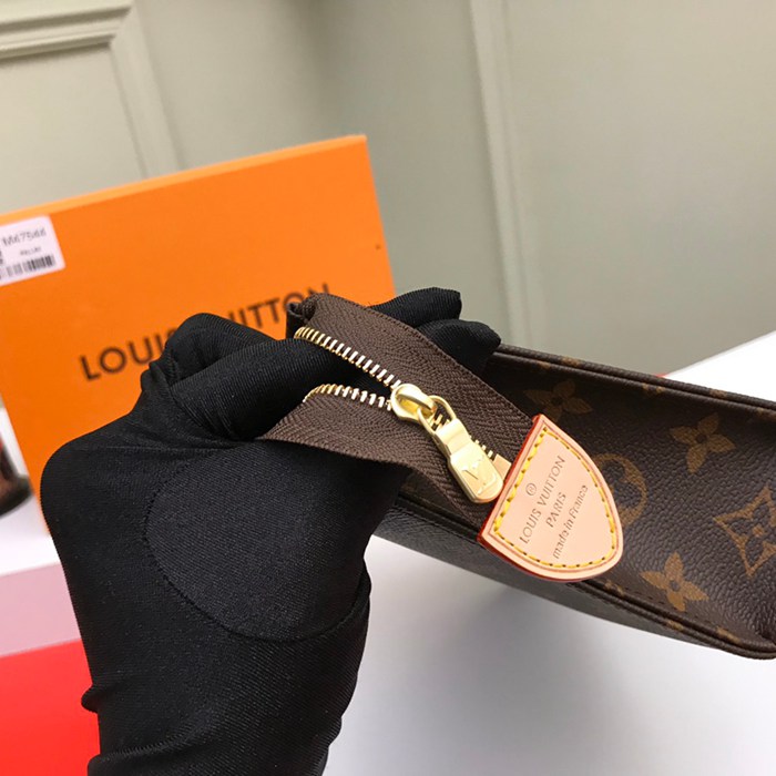 LOUIS VUITTON 化粧ポーチ ミディアム モノグラム キャンバス レディース 19×15×6cm