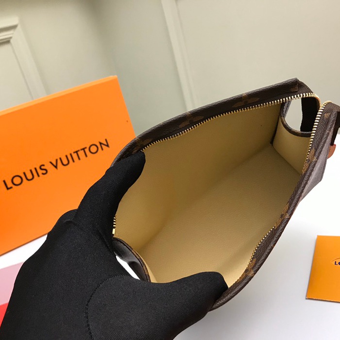 LOUIS VUITTON 化粧ポーチ ミディアム モノグラム キャンバス レディース 19×15×6cm