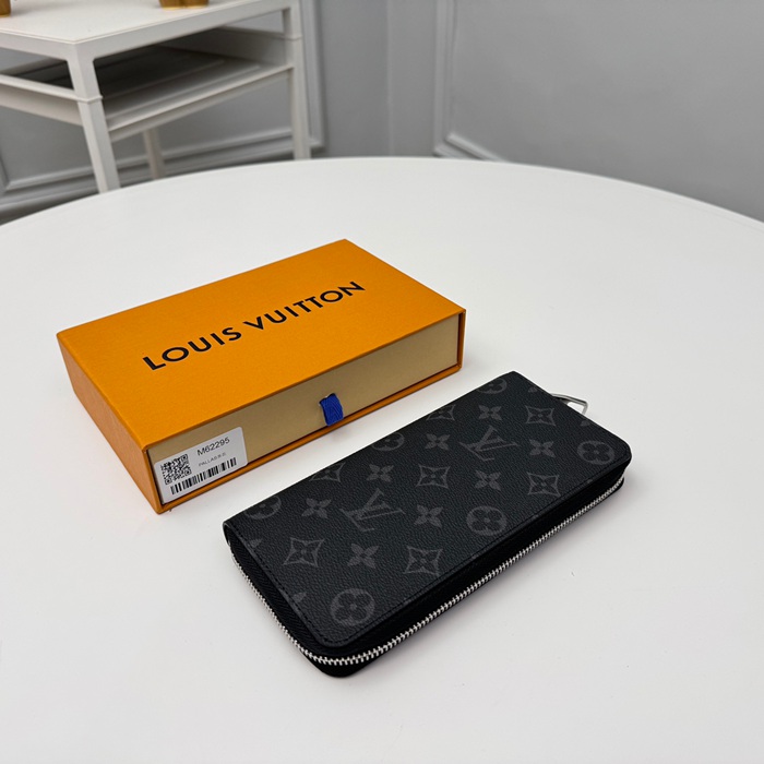 LOUIS VUITTON ジッピー ウォレット モノグラム エクリプス メンズ 19×10cm LOUIS VUITTON ジッピー ウォレット モノグラム エクリプス メンズ 19×10cm