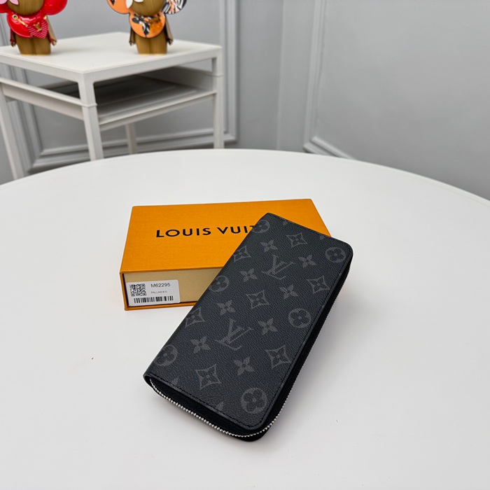 LOUIS VUITTON ジッピー ウォレット モノグラム エクリプス メンズ 19×10cm