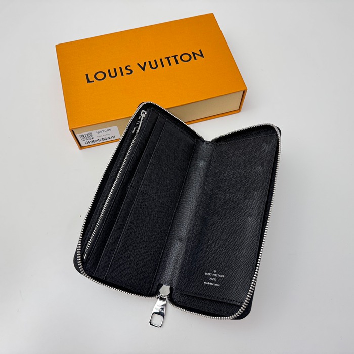 LOUIS VUITTON ジッピー ウォレット モノグラム エクリプス メンズ 19×10cm