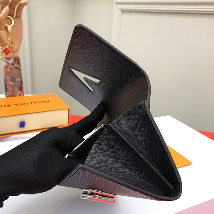 LOUIS VUITTON ツイスト ウォレット エピレザー レディース 19×10.5×2.5cm