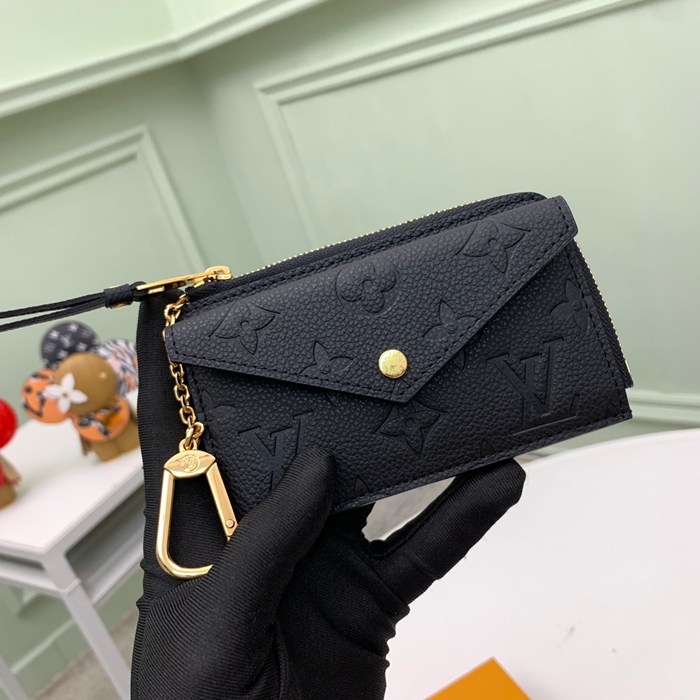 LOUIS VUITTON レクト ヴェルソ カードケース モノグラム アンプラント レザー レディース 13×9.5×2.5cm
