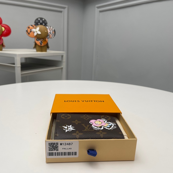 LOUIS VUITTON リサ ウォレット モノグラム キャンバス レディース 9×11.5×1.5cm LOUIS VUITTON リサ ウォレット モノグラム キャンバス レディース 9×11.5×1.5cm