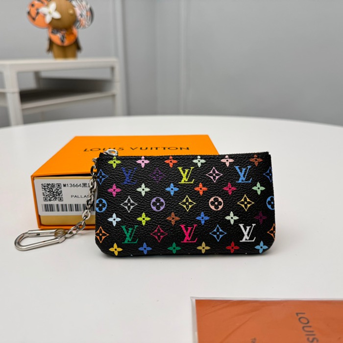 LOUIS VUITTON ポシェット クレ モノグラム マルチカラー レディース 12×7×1.5cm