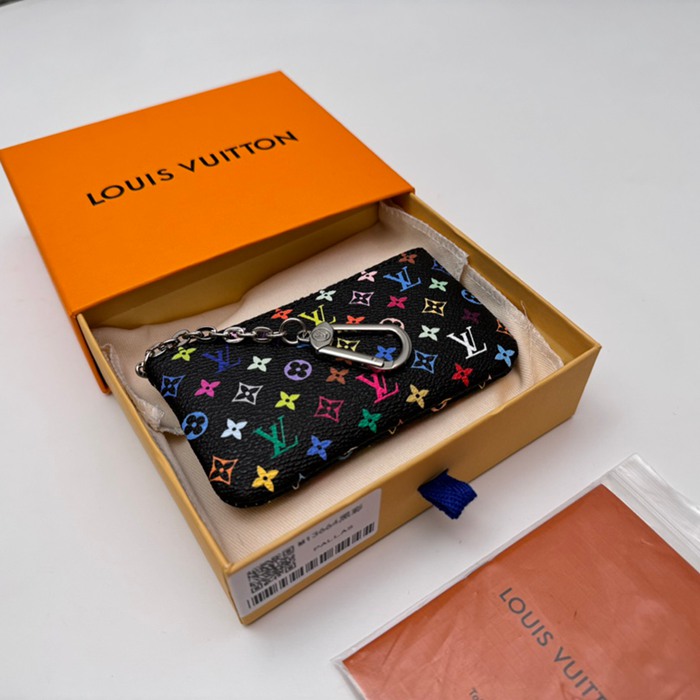 LOUIS VUITTON ポシェット クレ モノグラム マルチカラー レディース 12×7×1.5cm