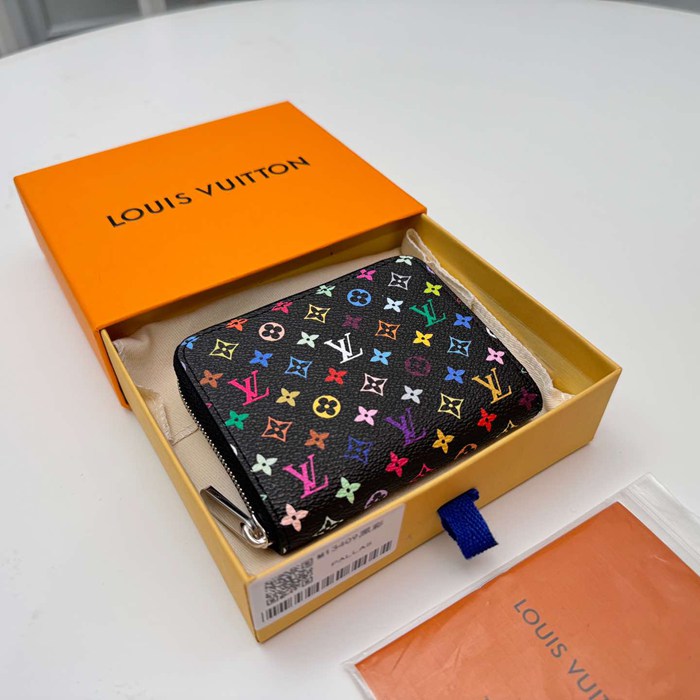 LOUIS VUITTON ジッピー コインパース モノグラム マルチカラー レディース 11×8.5×2cm