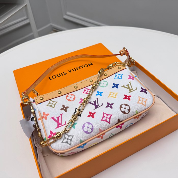 LOUIS VUITTON ポシェット アクセサリー モノグラム マルチカラー レディース 22×13×4cm