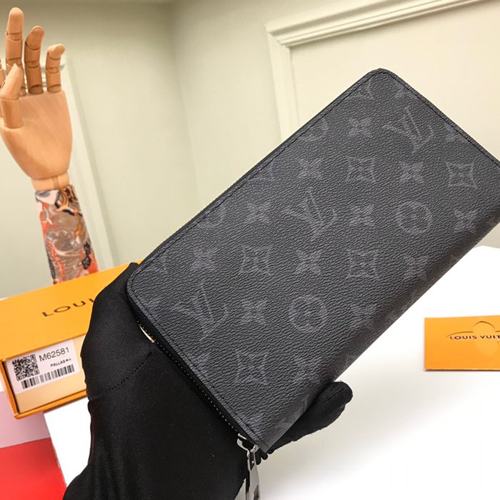 LOUIS VUITTON ジッピー オーガナイザー モノグラム エクリプス メンズ 21×12cm