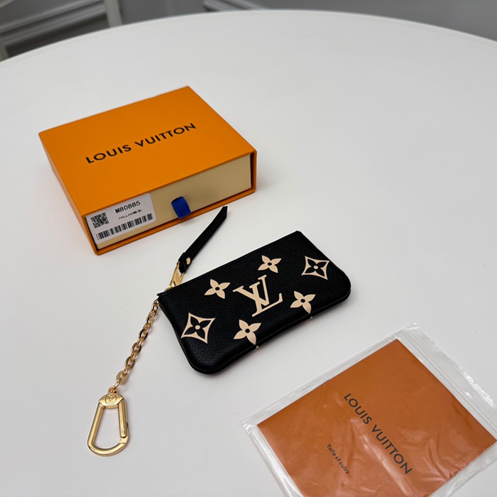 LOUIS VUITTON キーケース モノグラム アンプラント レザー レディース 12×7×1.5cm