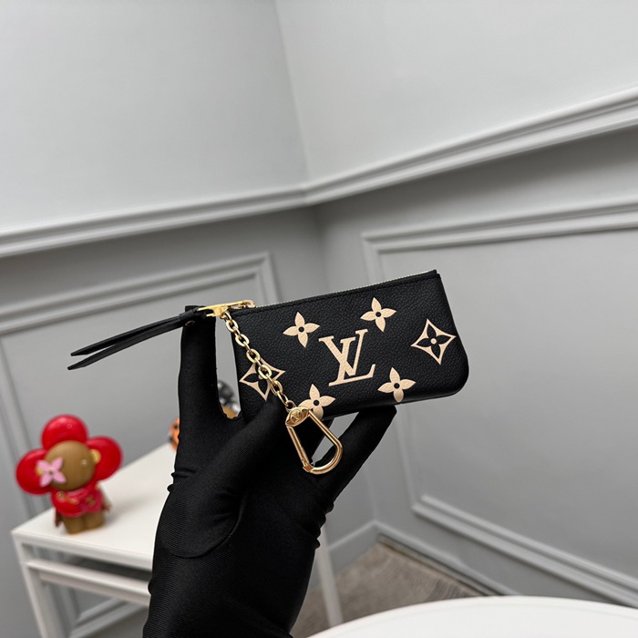 LOUIS VUITTON キーケース モノグラム アンプラント レザー レディース 12×7×1.5cm