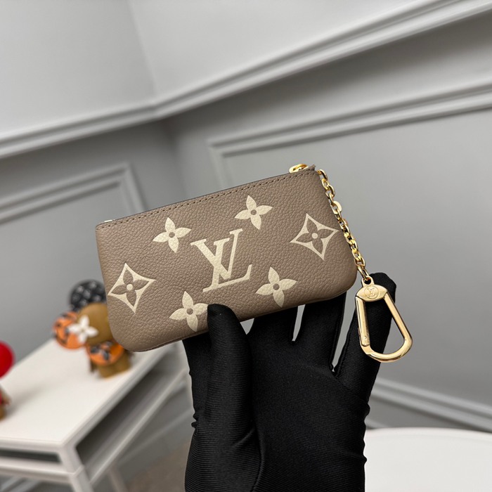 LOUIS VUITTON キーケース モノグラム アンプラント レザー レディース 12×7×1.5cm