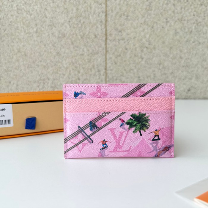 LOUIS VUITTON ポルト カルト ダブル モノグラム キャンバス メンズ 11×7×1.5cm LOUIS VUITTON ポルト カルト ダブル モノグラム キャンバス メンズ 11×7×1.5cm