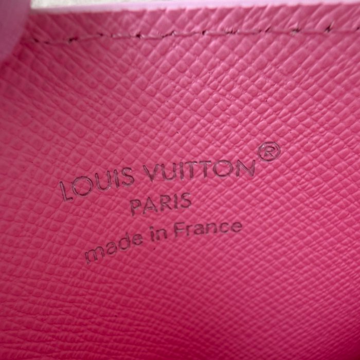 LOUIS VUITTON ポルト カルト ダブル モノグラム キャンバス メンズ 11×7×1.5cm