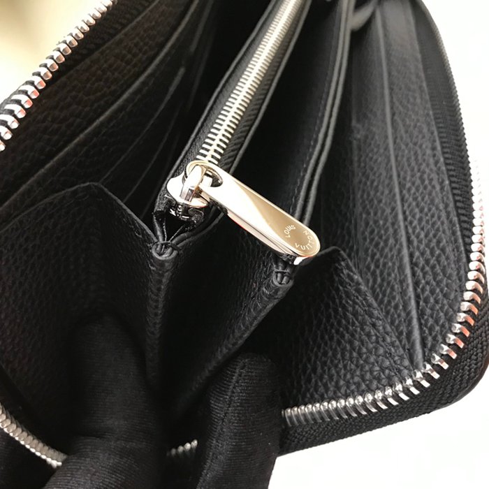 LOUIS VUITTON ジッピー ウォレット マヒナレザー レディース 19.5×10.5×2.5cm