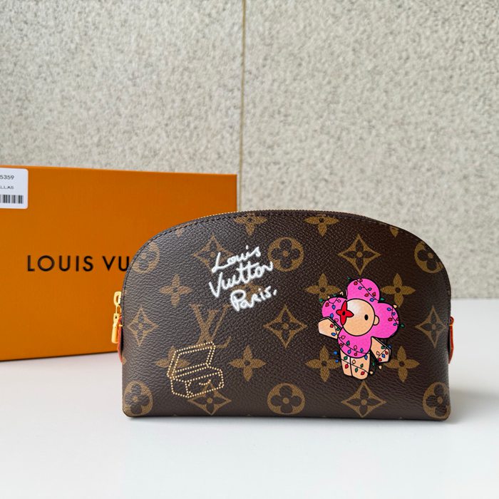 LOUIS VUITTON 化粧ポーチ モノグラム キャンバス レディース 17×12×6cm LOUIS VUITTON 化粧ポーチ モノグラム キャンバス レディース 17×12×6cm